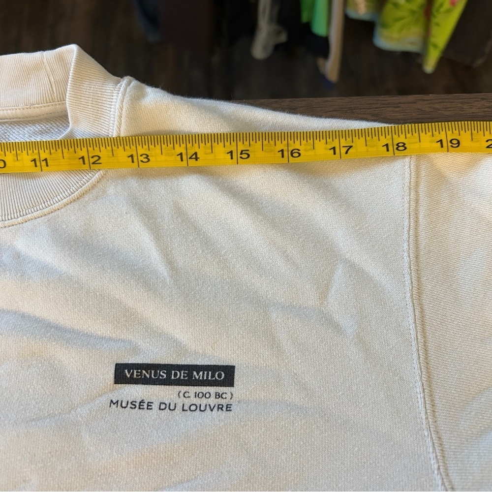 Uniqlo X Musee Du Louve Collab Cream Crewneck Sweater - Picture 8 of 11